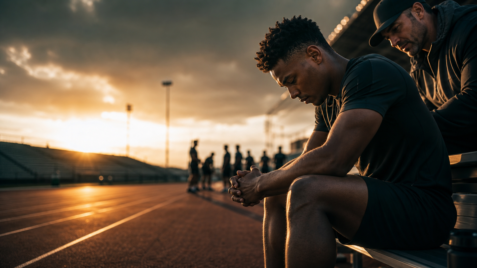 Equipa desportiva num contexto de preparação, liderança e performance